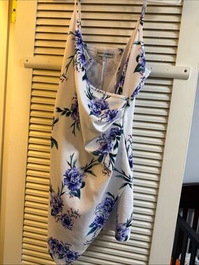 Floral romper  in Lavender and White
